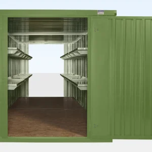 6M X 2.1M End Linked Flat Packed Container Bundle (Galvanised)